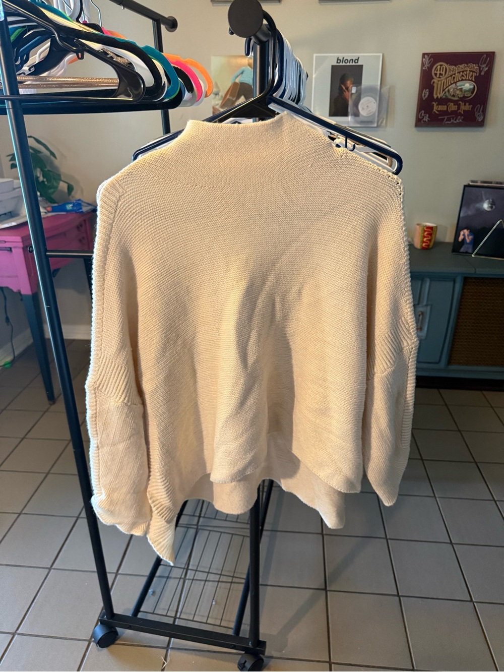 Kerisma Cream Turtleneck Pullover Sweater